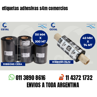 etiquetas adhesivas s4m comercios