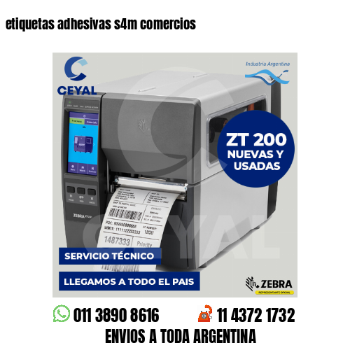 etiquetas adhesivas s4m comercios