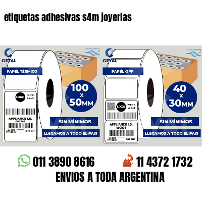 etiquetas adhesivas s4m joyerias