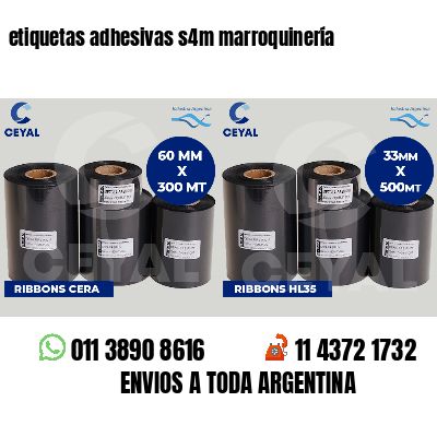 etiquetas adhesivas s4m marroquinería