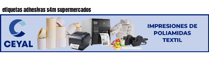 etiquetas adhesivas s4m supermercados