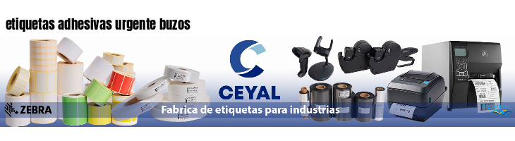 etiquetas adhesivas urgente buzos