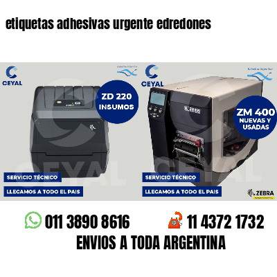 etiquetas adhesivas urgente edredones