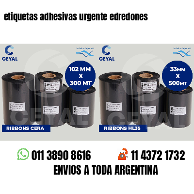 etiquetas adhesivas urgente edredones