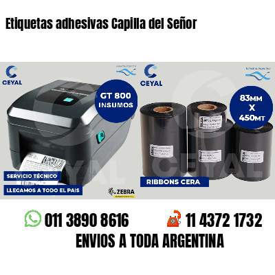 Etiquetas adhesivas Capilla del Señor