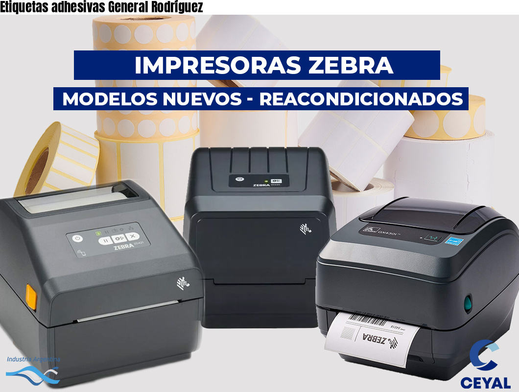 Etiquetas adhesivas General Rodríguez