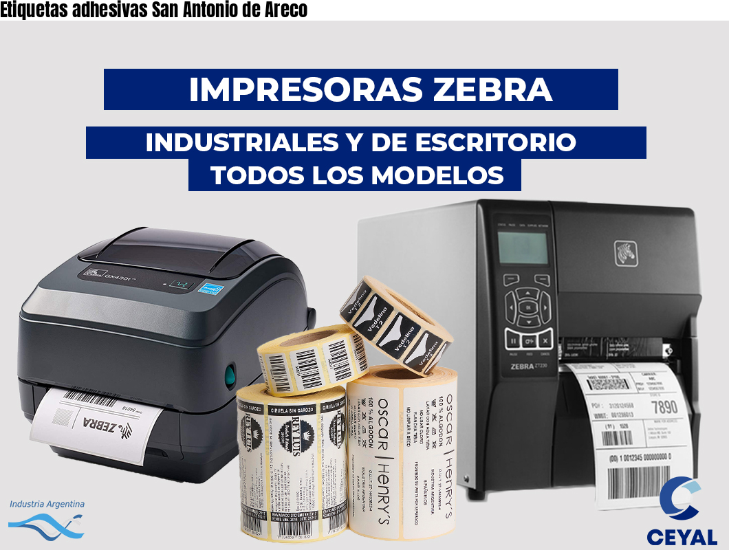 Etiquetas adhesivas San Antonio de Areco