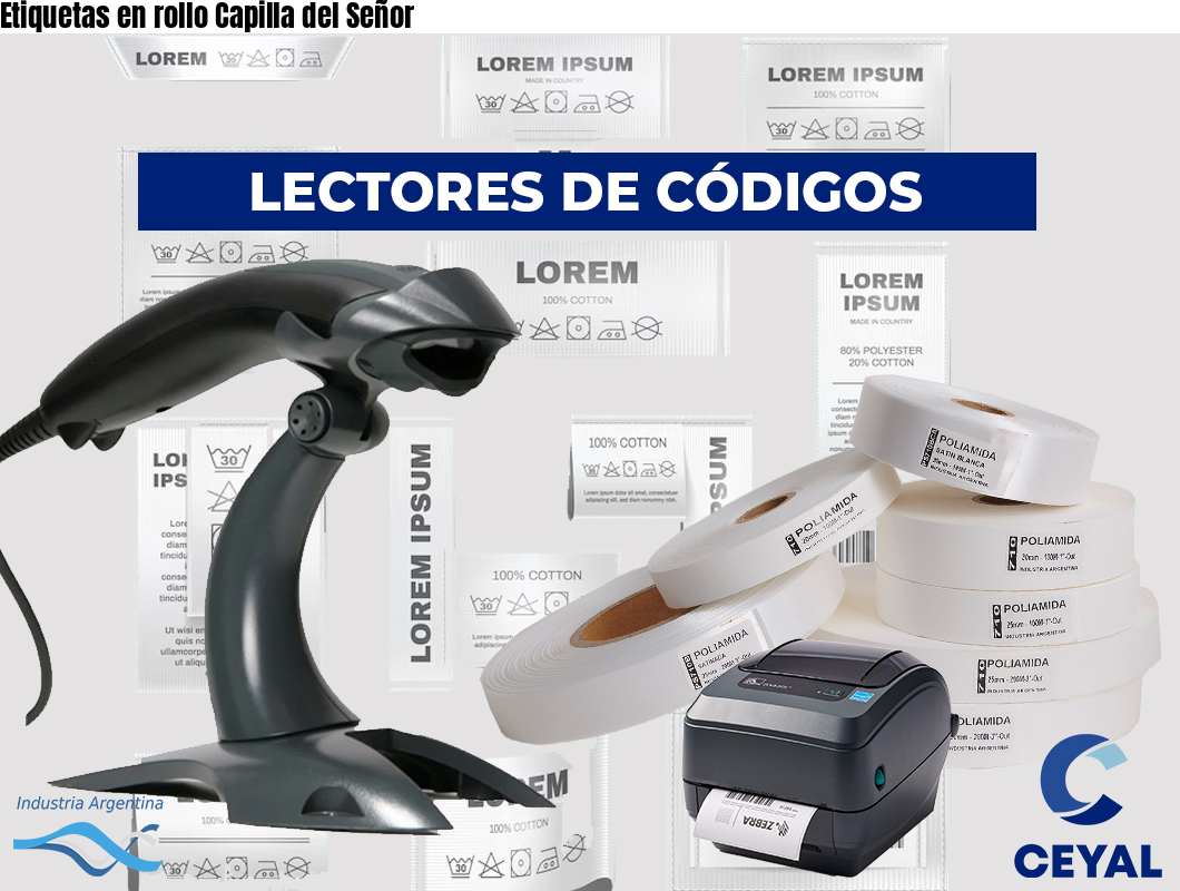Etiquetas en rollo Capilla del Señor