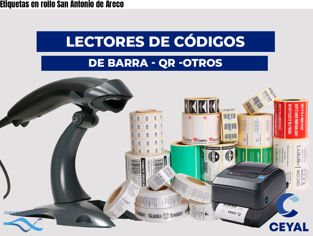 Etiquetas en rollo San Antonio de Areco