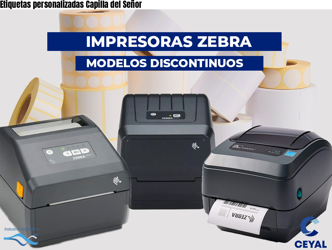 Etiquetas personalizadas Capilla del Señor