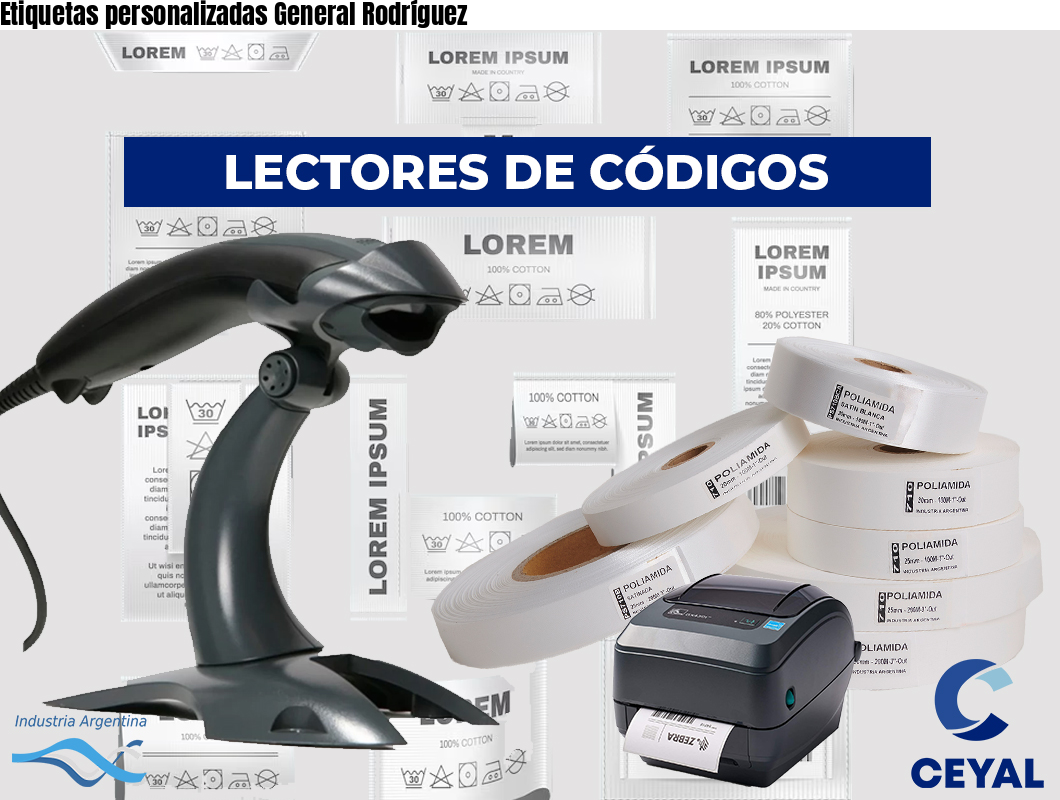 Etiquetas personalizadas General Rodríguez