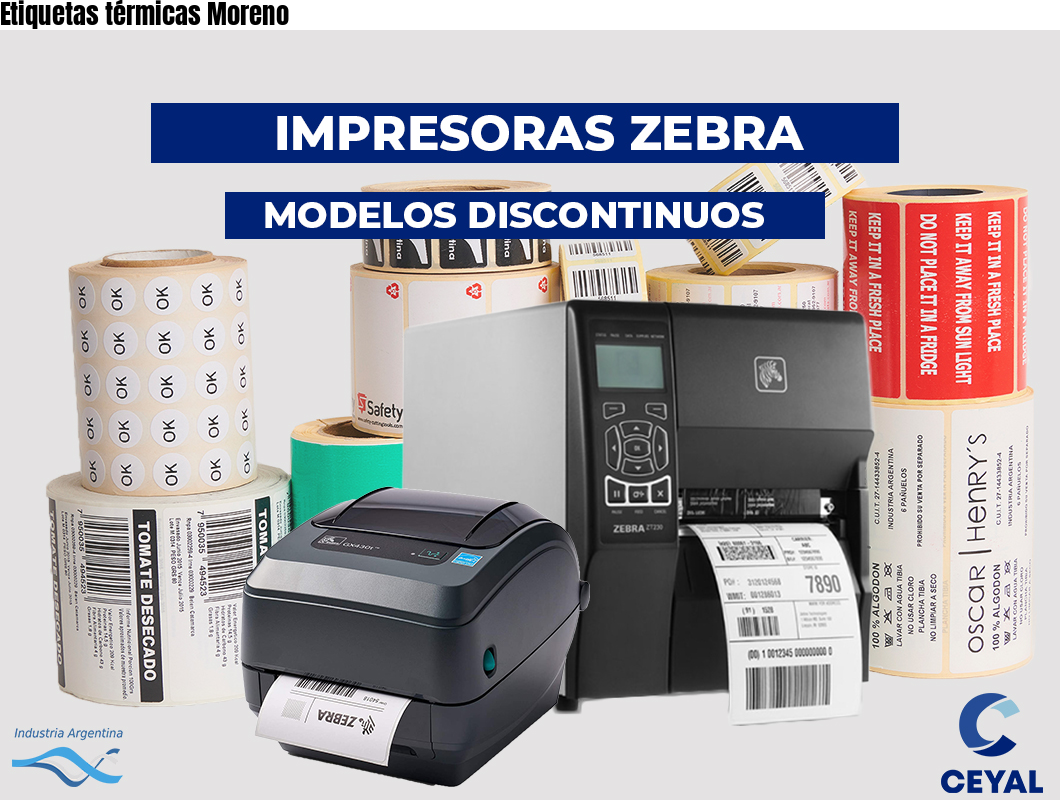 Etiquetas térmicas Moreno