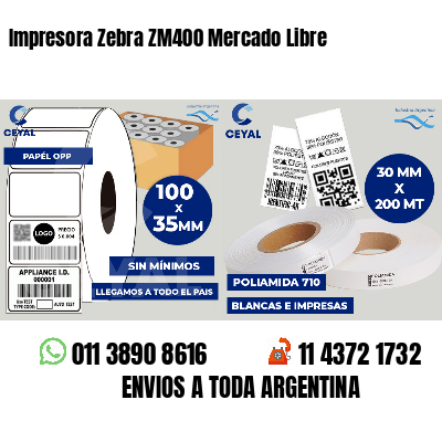 Impresora Zebra ZM400 Mercado Libre