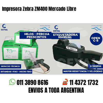 Impresora Zebra ZM400 Mercado Libre