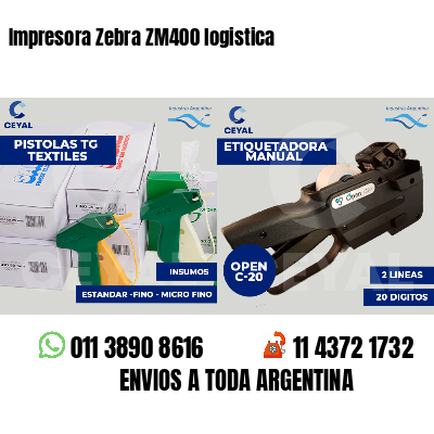 Impresora Zebra ZM400 logistica