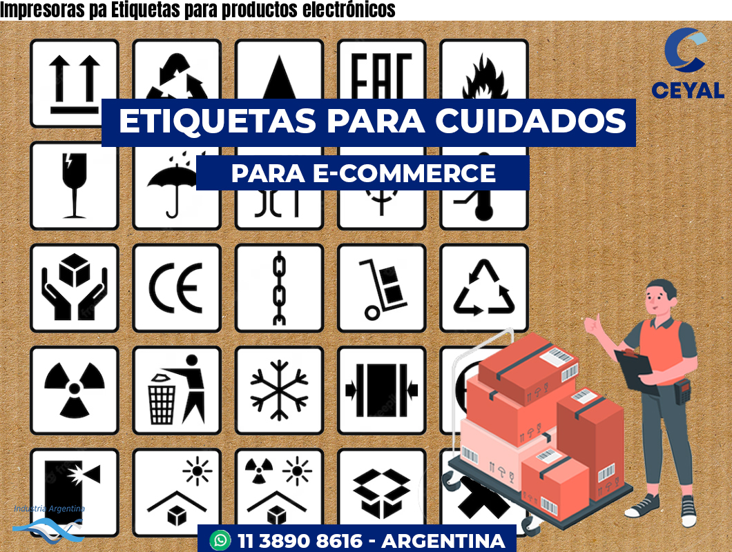 Impresoras pa Etiquetas para productos electrónicos