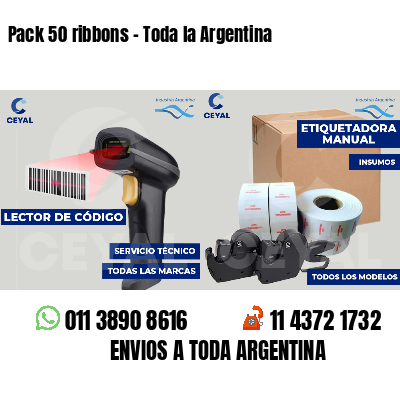 Pack 50 ribbons - Toda la Argentina