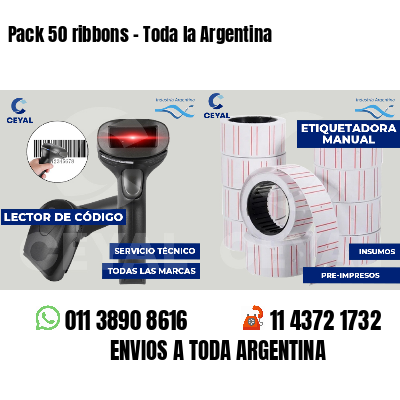 Pack 50 ribbons - Toda la Argentina