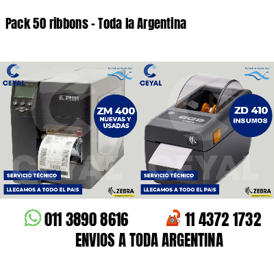 Pack 50 ribbons - Toda la Argentina