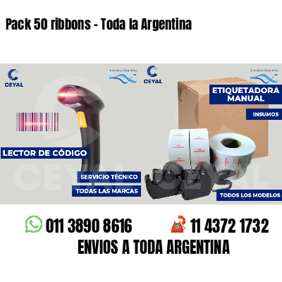 Pack 50 ribbons - Toda la Argentina