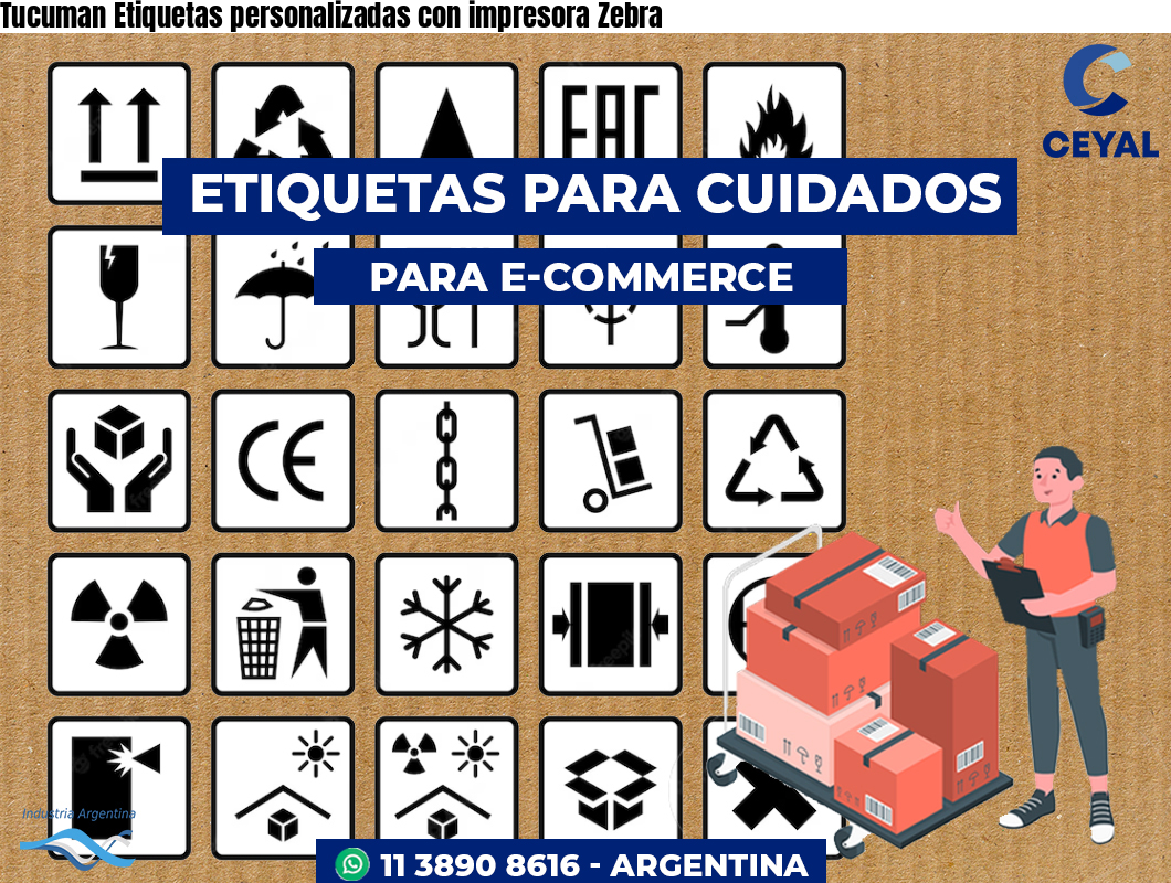Tucuman Etiquetas personalizadas con impresora Zebra