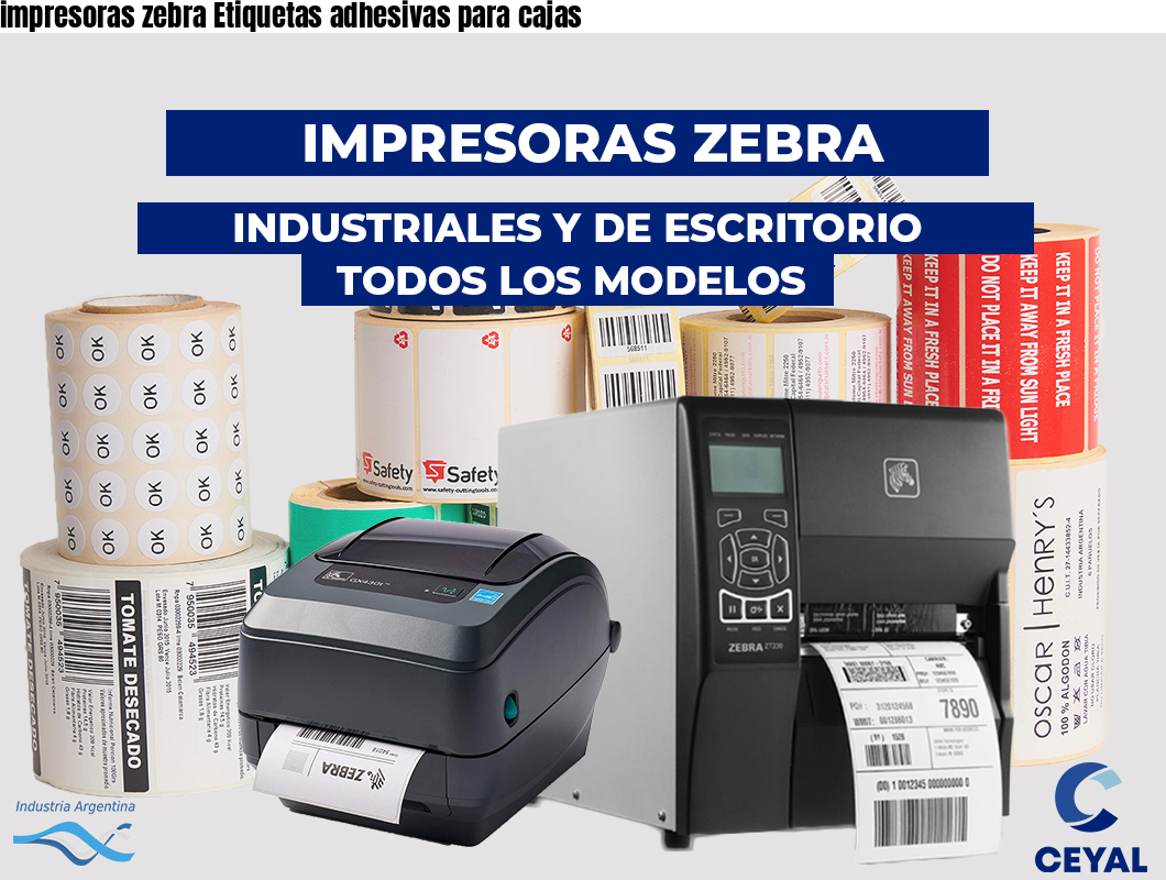impresoras zebra Etiquetas adhesivas para cajas