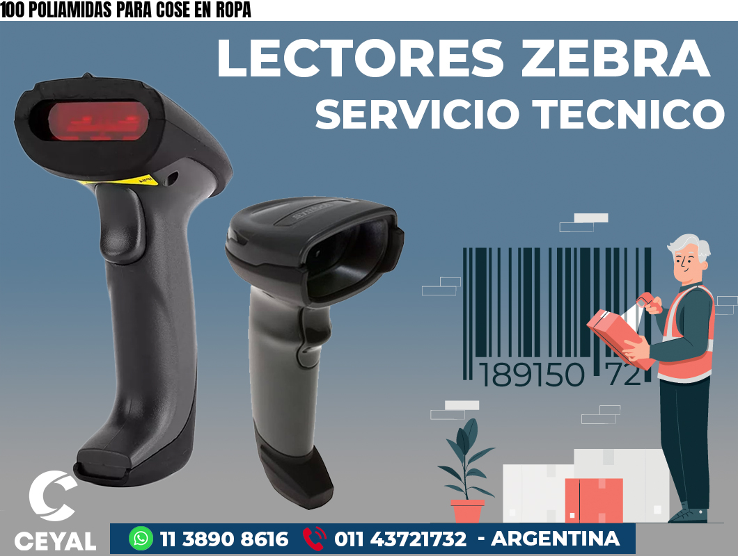 100 POLIAMIDAS PARA COSE EN ROPA