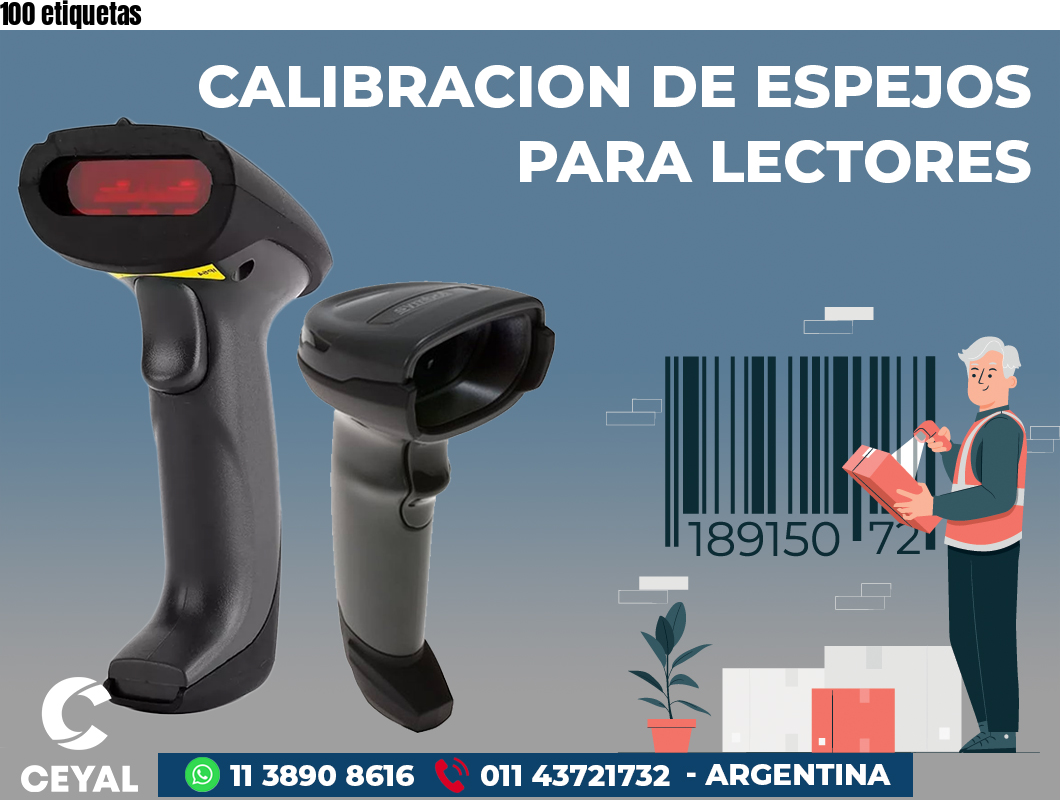 100 etiquetas