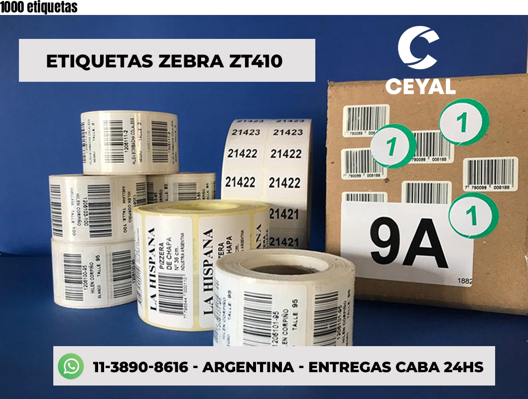 1000 etiquetas