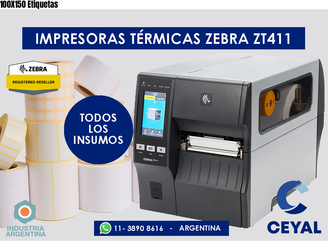 100X150 Etiquetas