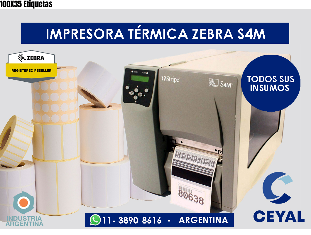 100X35 Etiquetas