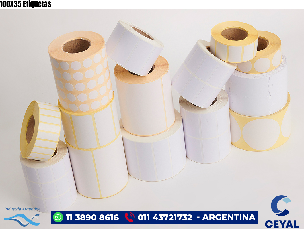 100X35 Etiquetas