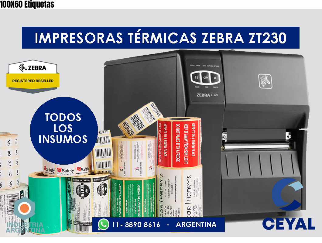 100X60 Etiquetas