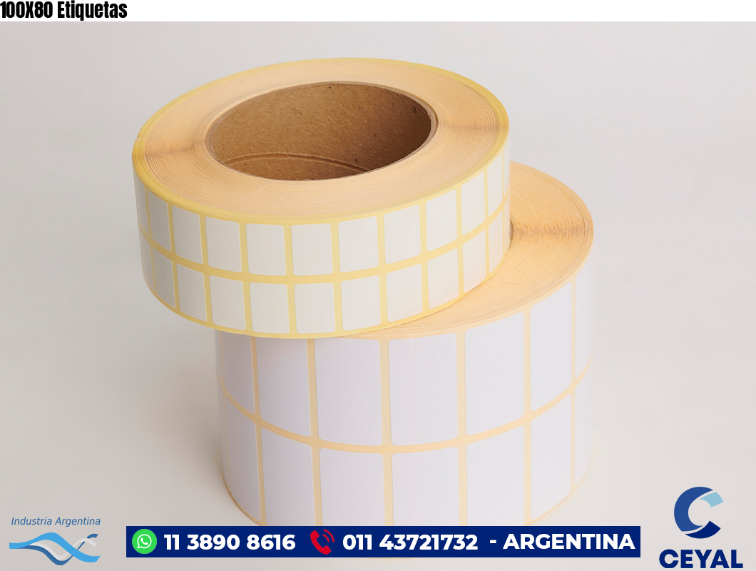 100X80 Etiquetas