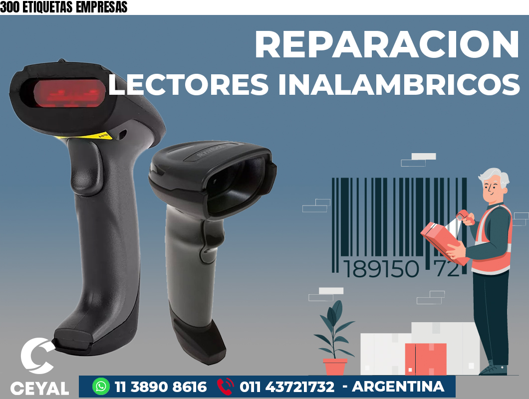 300 ETIQUETAS EMPRESAS