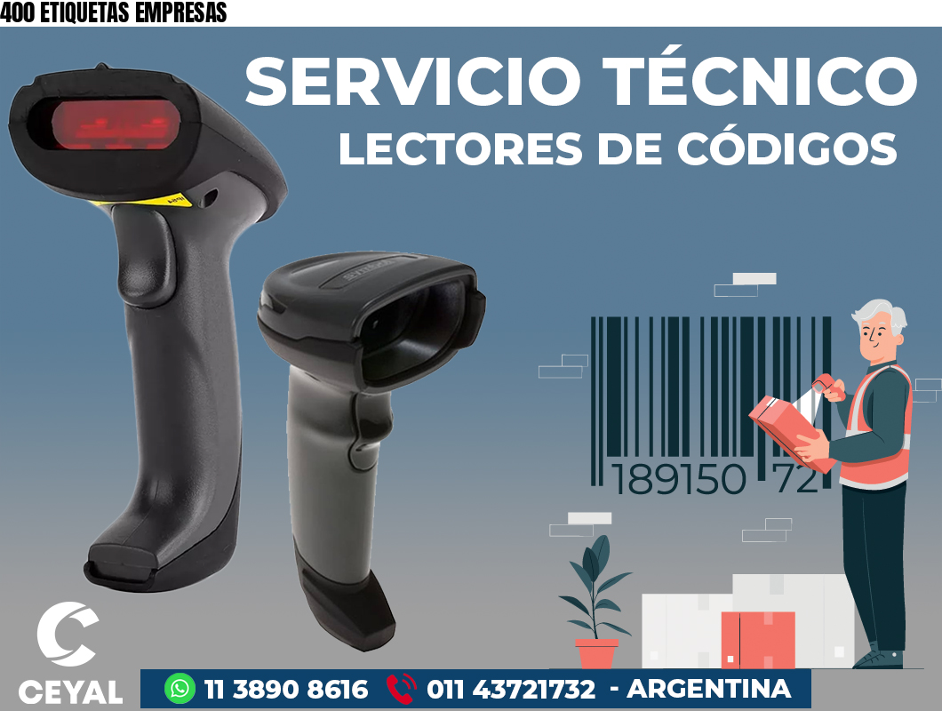 400 ETIQUETAS EMPRESAS