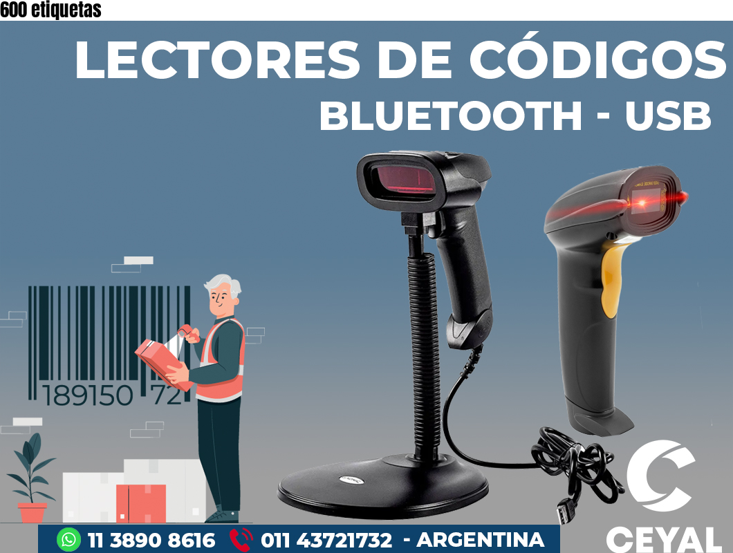 600 etiquetas