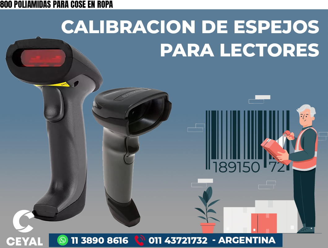 800 POLIAMIDAS PARA COSE EN ROPA