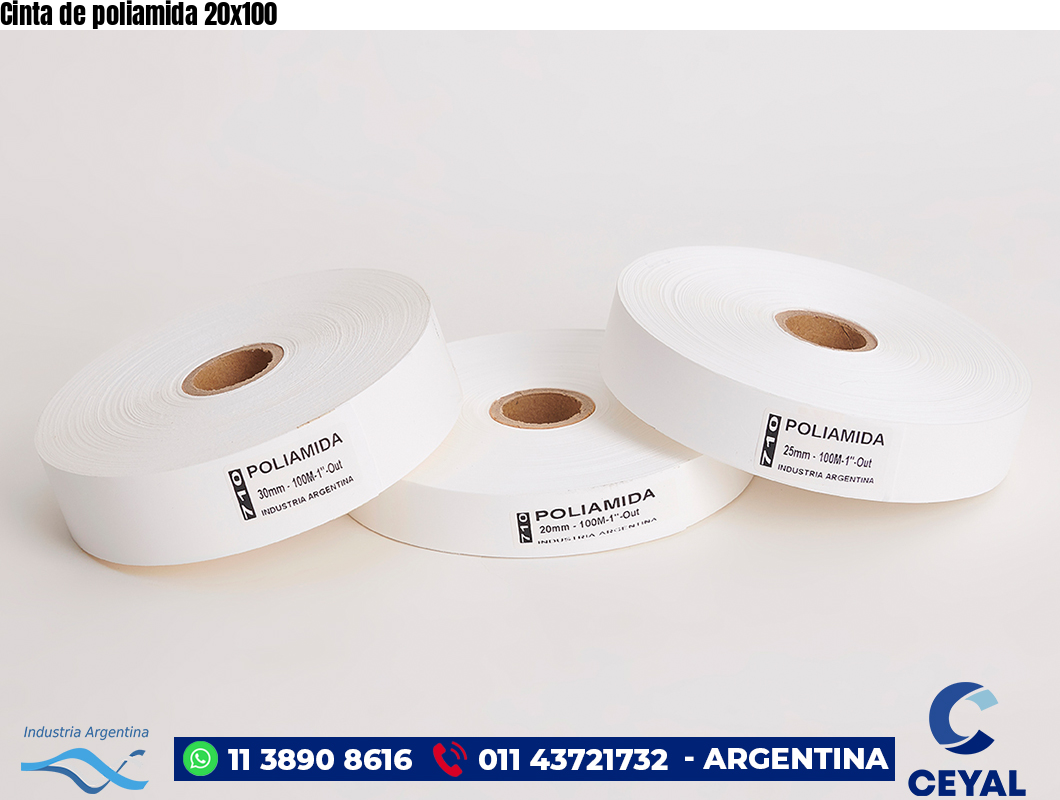 Cinta de poliamida 20×100
