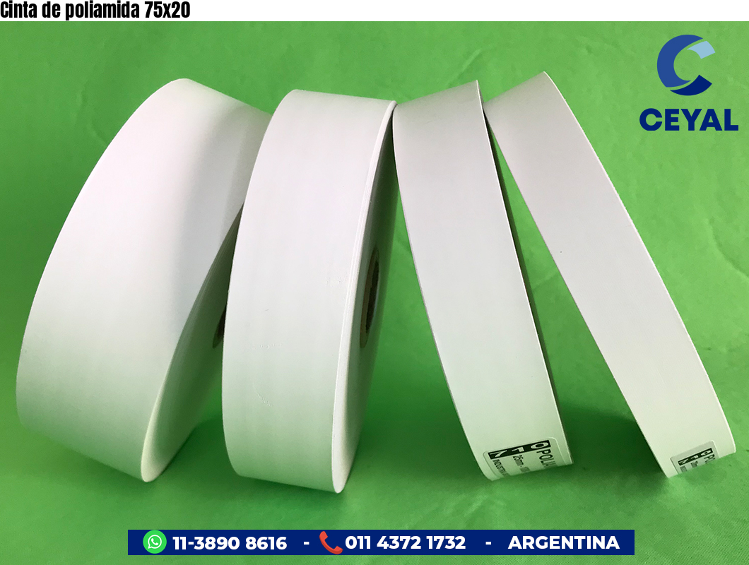 Cinta de poliamida 75×20