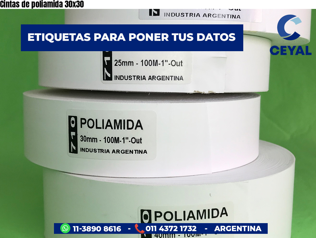 Cintas de poliamida 30×30