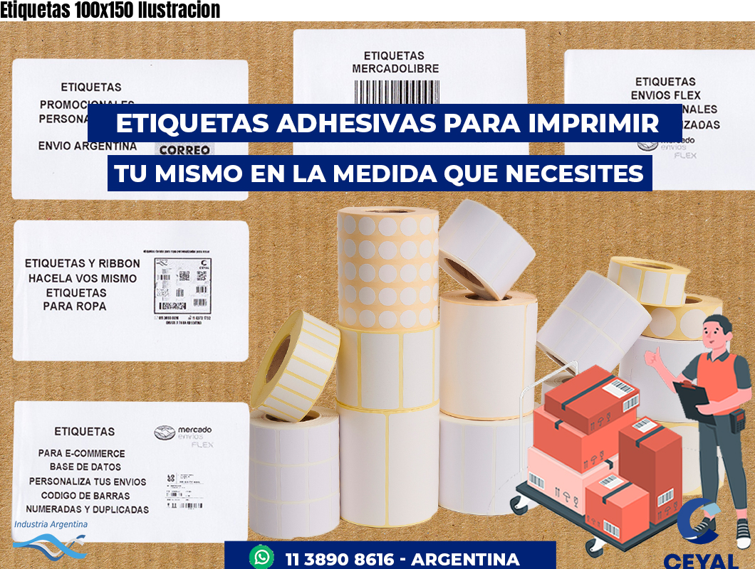 Etiquetas 100x150 Ilustracion