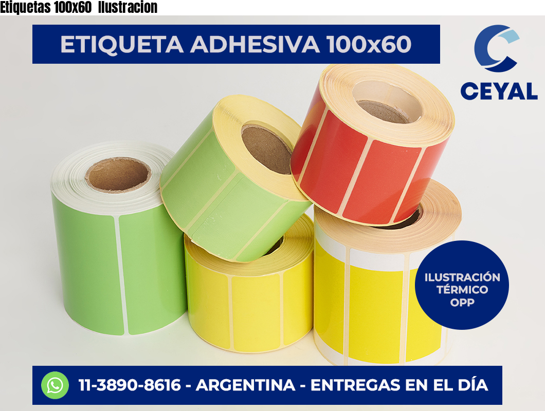 Etiquetas 100×60  Ilustracion