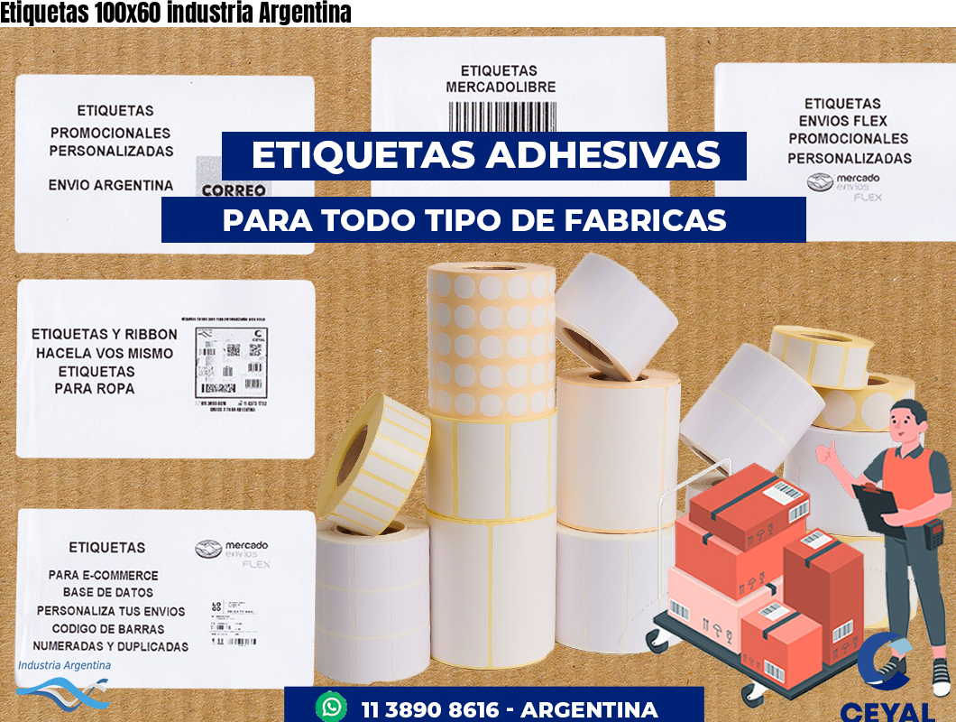 Etiquetas 100x60 industria Argentina