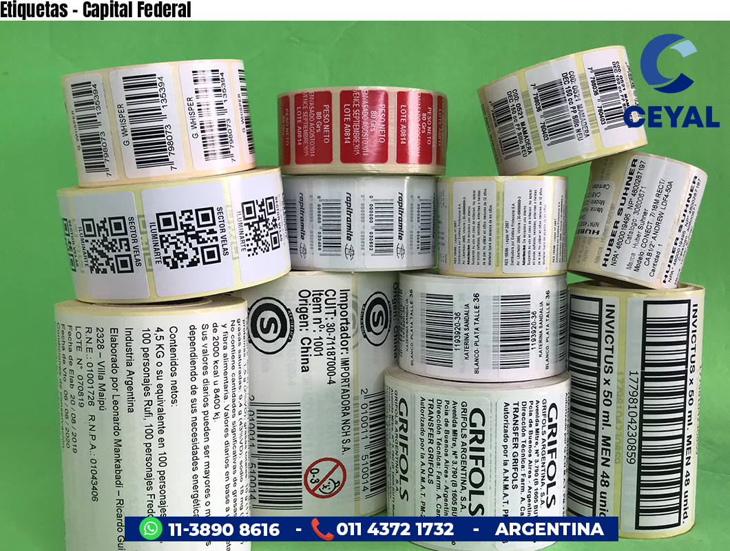 Etiquetas - Capital Federal