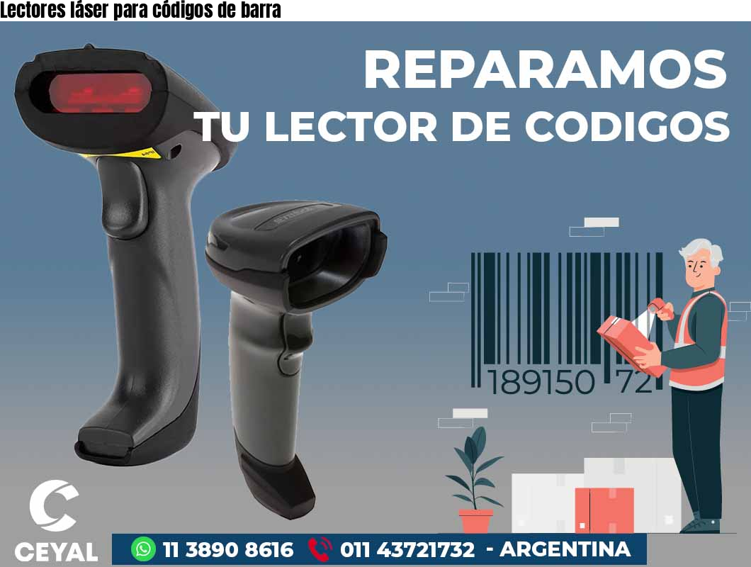 Lectores láser para códigos de barra