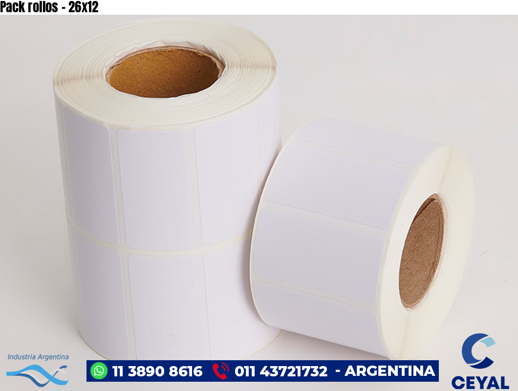 Pack rollos - 26x12
