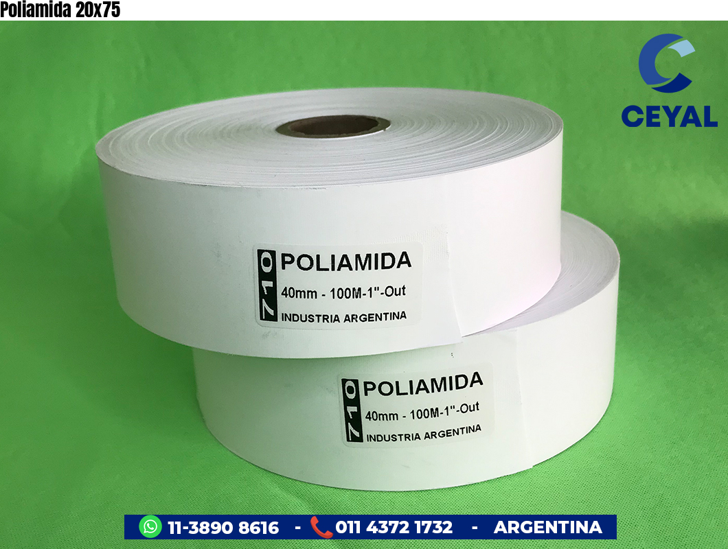 Poliamida 20x75