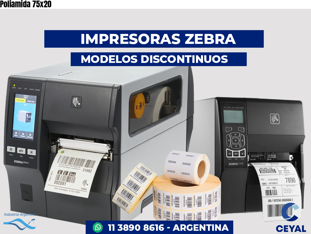 Poliamida 75x20
