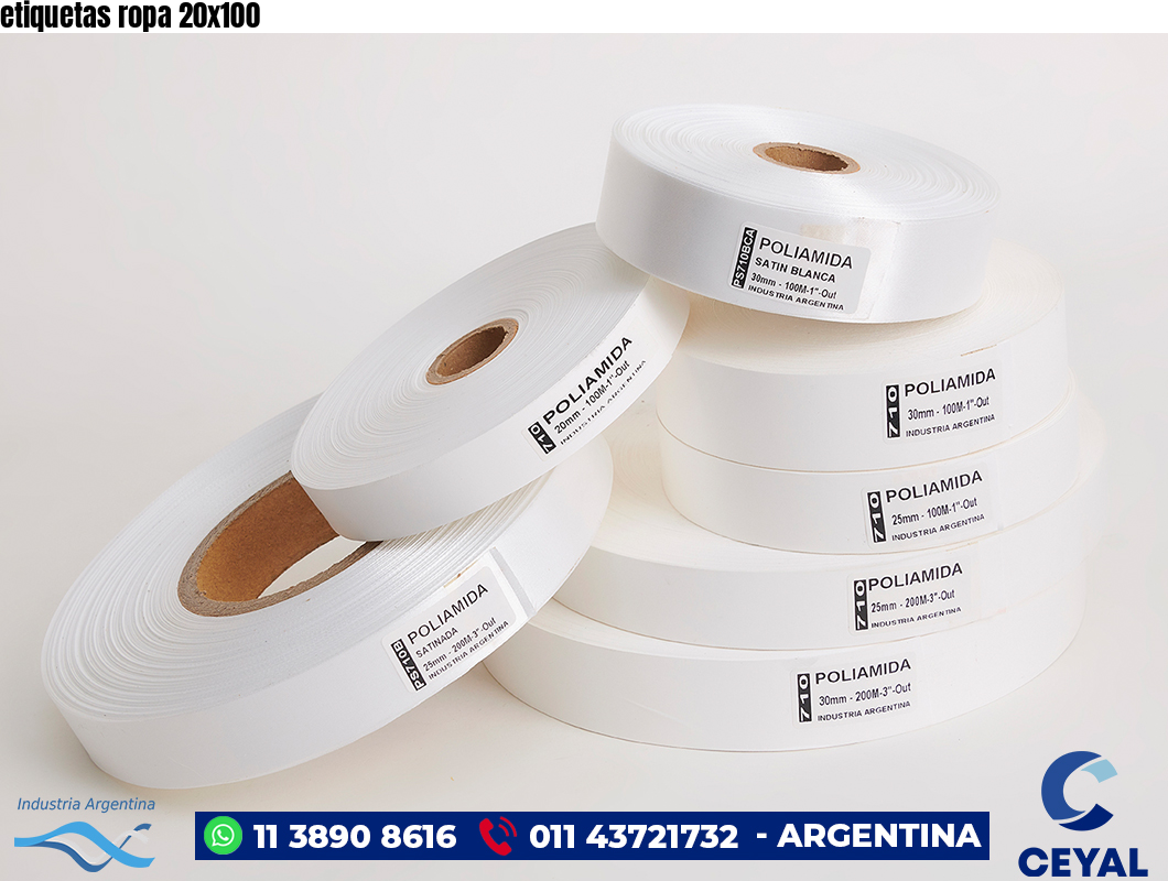 etiquetas ropa 20×100